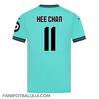 Wolves Hee-chan Hwang #11 Tricou Fotbal Replică 2025-26 Barbati Deplasare